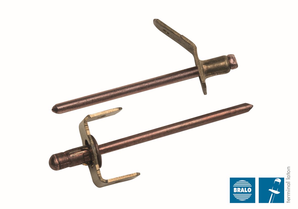 TERMINAL REMACHABLE BRALO LATON / ACERO / COBRE